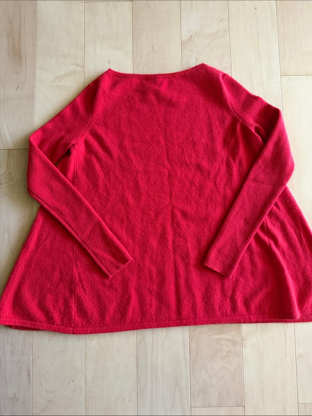 Demylee cashmere red sweater - size small